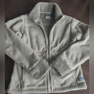 Patagonia Synchilla Khaki Full Zip Fleece Women's Size Small
